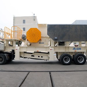 High Efficiency Small Mobile Stone Crusher Plant/mini Mobile Jaw Crushing Station