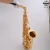Import High F# Eb Key Golden Lacquer Surface Musical Instrument Alto Saxophone from China