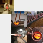 high frequency IGBT portable induction brazing equipment for welding steel tube
