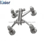 High grade stainless steel glass curtain spider fittings made in China