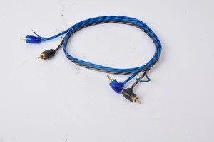 High Professional RCA cable with ground wire for car amplifier