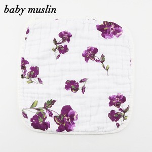 High Quality 100% Cotton wash Muslin Gauze Wash Cloth Handkerchief