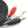 High quality 3M/5M/10M AV Cable 3.5mm 3 Lines To 3 RCA Male to Male Audio Video Cables