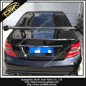 High quality Auto Car Spoiler for W204 in GT style with carbon fiber