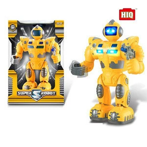 High quality baby gift battery operated robot toys with music and light