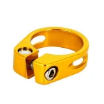 high quality bike cycling seat post clamp bicycle quick release