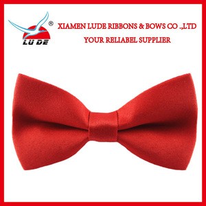 high quality black pre-made bow tie ribbon