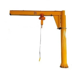 High quality cheaper workshop crane fixed  forklift attachment 5 ton 5 meters jib cranes supplier