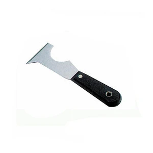 High Quality Compact Stainless Steel Putty Knife Scraper with plastic handle