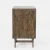 High Quality Custom Chest Of Drawers Furniture With Recycled Wooden Pattern And Light Brass Handle