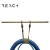 Import High quality elastic rope flat bungee cords with hooks latex bungee cord from China