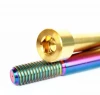 High quality fasteners colorful titanium bicycle bolt and screws