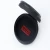 Import High quality hot sale wholesale business luxury leather round earphone cable Storage bag from China