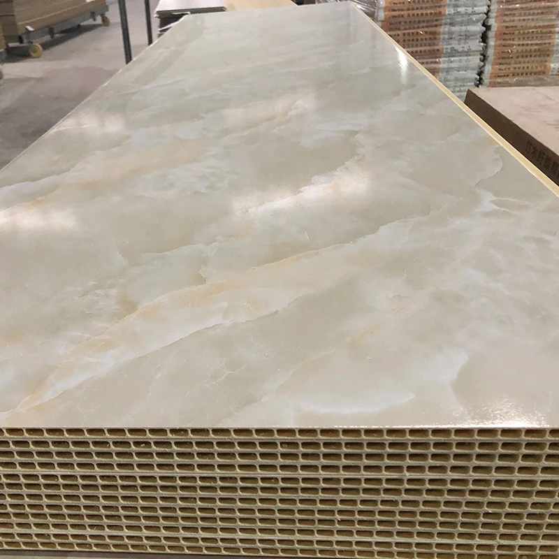 High Quality Marble Finish Interior Paneling PVC Wall Panel With Wholesale Price