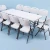 Import High  Quality Outdoor Catering Plastic Folding Picnic outdoor dinning table from China