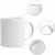 Import High Quality Plain Bulk Solid Color 11oz Cheap Price White Ceramic Coffee Mug from China