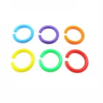 High-quality plastic colorful rings, books, desk calendars, open albums