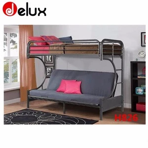 home bedroom furniture bunk bed with sofa option H826