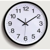 Home Decoration Simple Round Design 10 inch Cheap Plastic Wall Clock