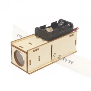 Homemade slide projector DIY stem learning wooden science educational toys