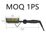 Hot Comb LED Display gold Titanium Plate mini size Electric Hair straiightener Comb with CE and ROHS