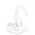 Import Hot Resistant 5 in 1 Boiling Chilling Sparkling Water Kitchen Faucet Tap Mixer from China