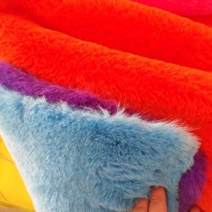 Hot Sale 2cm Fur Length Fake Rabbit Fur Fabric