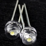 Hot Sale 5mm Straw Hat LED White DIP LED Diode 120 Degree