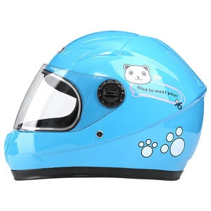 HOT Sale Cheapest Price Kids full face Helmets  full face children motorcycle or bike helmet in red, blue, yellow, pink color