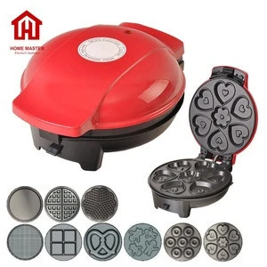 Hot sale cool touch multifunction detachable plate snack maker waffle maker