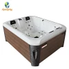 Hot sale  hotel furniture 2100x1700x900 mm 3 person whirlpool outdoor spa