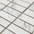 Import Hot Sale Ink-jet Carrara White Strip Marble Mosaic Backsplash Bathroom Floor Tiles from China