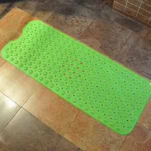 Hot sale manufacturer hotel custom Bathroom Products massage function PVC non-slip bathtub Bath Mats with suction cups