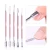 Import Hot sale Pink  Nail Cuticle Pusher Clipper Scissor Nipper Tweezer Picker Stainless Steel DIY Nail Art Tools Kits from China
