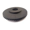 Hot sale professional m = 1.5 black coating steel bevel pinion gear