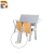 Hot sale school classroom table and chair and chairs with support for writing with low price