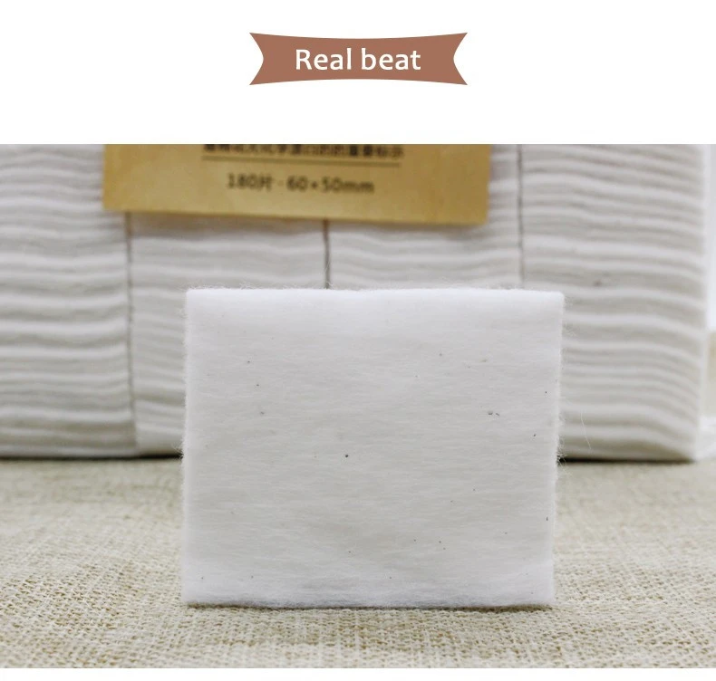 Hot Sale Whole Sale Cotton Pads In Primary Color For Makeup Remover Cotton Facial Pads