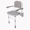 hot sales Aluminum and stainless steel frame Wall mounted folding shower bath seat