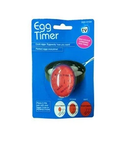 Hot sell amazing temperature controlled colour changing egg timer egg shape kitchen timer