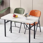 Hot sell easy foldable beach tables cheap easy take outdoor folding dining tables