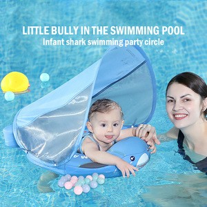 Hot Sell Safe baby sunshade swimming ring  Pool Float with sunshades