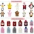 Hot selling christmas knitting warm hands hot water bag bottle cover