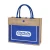 Import Hot Selling Custom Color Logo Laminated Shopping Tote Burlap Jute Bag For Sale from China