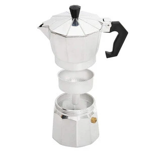 Hot Selling High Quality Professional  Classic Aluminum Stovetop Espresso Coffee Maker Italian Moka Coffee Pot