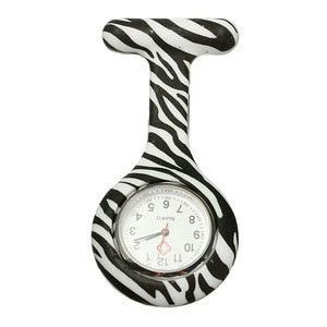 Hot selling items,Nurses Fashion Coloured Patterned Silicon Rubber Fob Watches - Colourful Bubbles