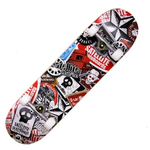 Hot selling optional colors complete long board skateboard