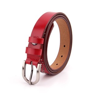 Hot selling popular lady belt beaded red belt