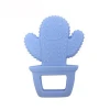 Hot selling silicone cactus shape chewing toys baby teether