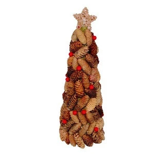 Hot Size Custom Christmas Supplies Mini Pinecone Christmas Tree Decorations Christmas Ornaments
