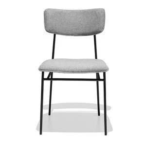 Hotel Furniture Metal Frame Upholstered Dining Chair